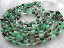 Bio Green Opal Plain Nuggets Shape Beads